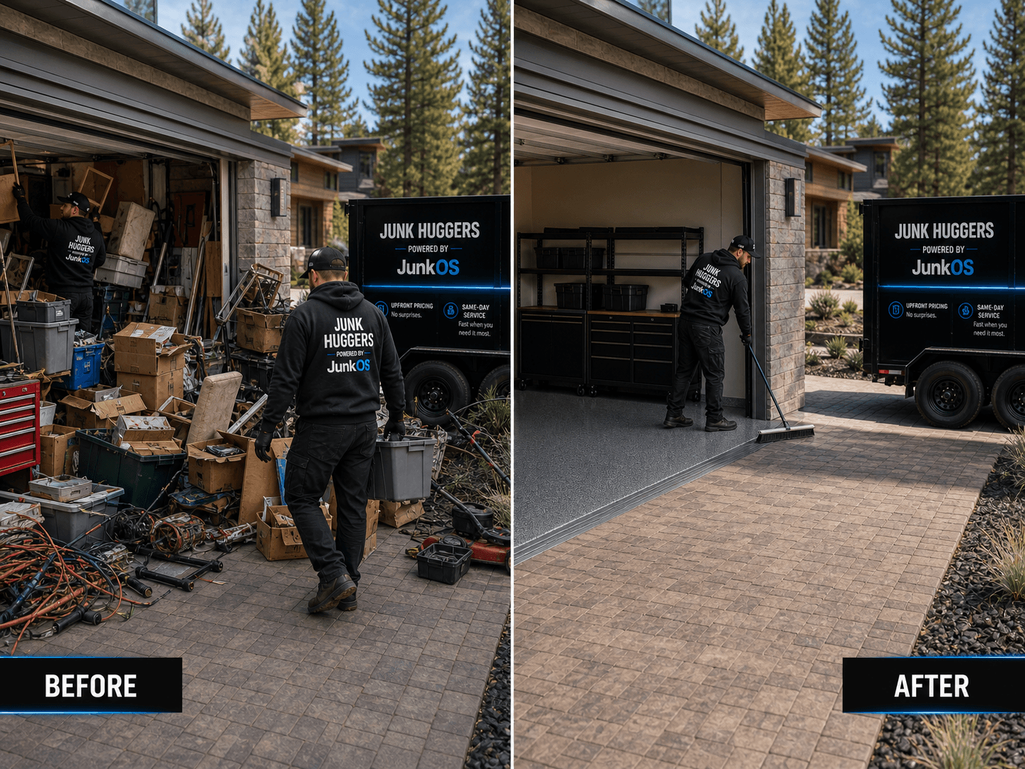 Driveway cleanout