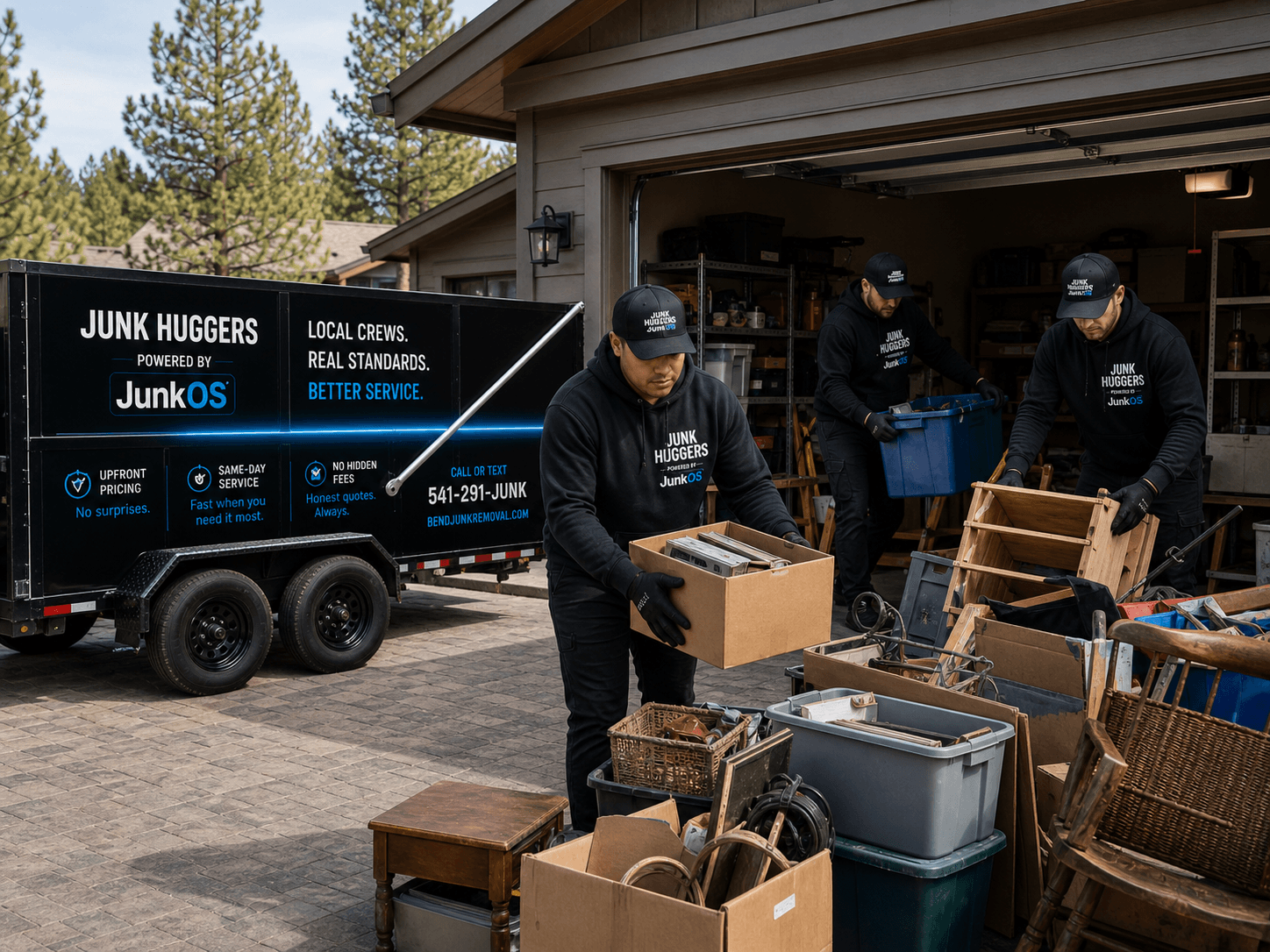 Junk removal in Sisters, OR — locally owned service covering all of Sisters Country.
